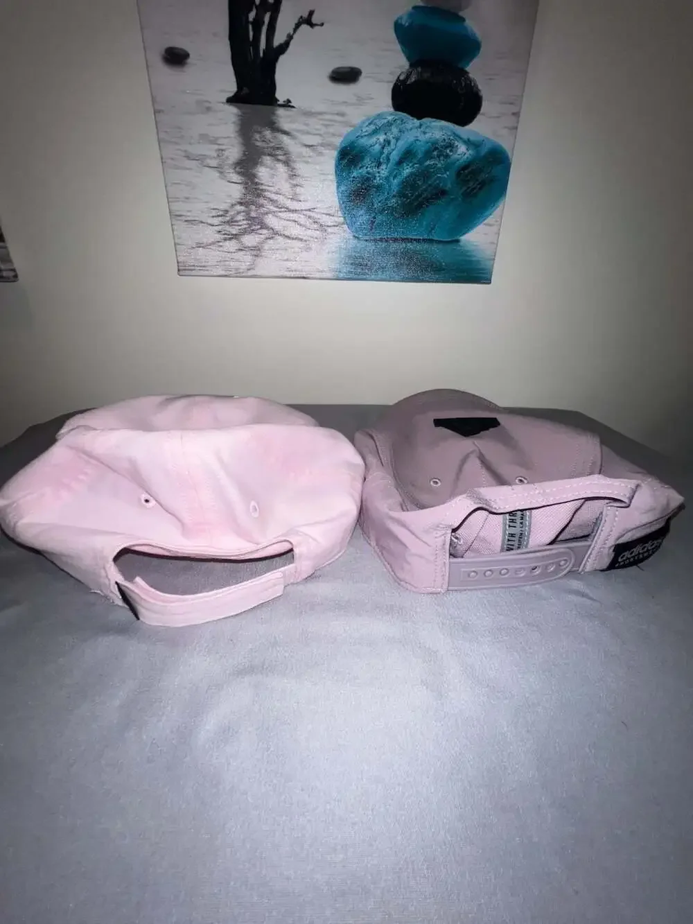 Nike Girls' Swoosh Club Cap and Adidas Sportswear Pink Baseball Hat Bundle